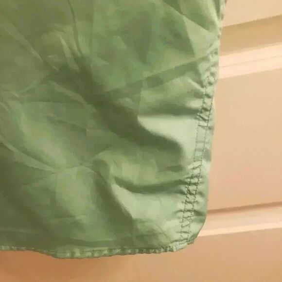 Men's Mint Green Nylon Outdoor Vented Short Sleeve Shirt - Picture 5 of 7